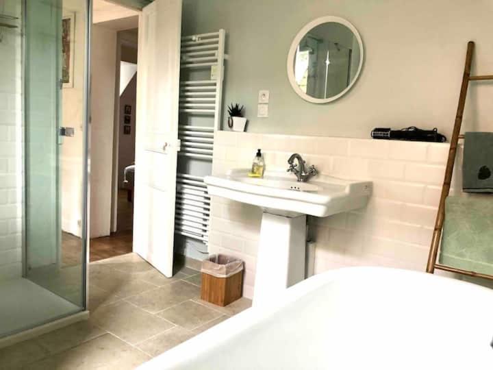 Villa Vue Mer Avec Acces Direct A La Plage Varengeville-sur-Mer Esterno foto